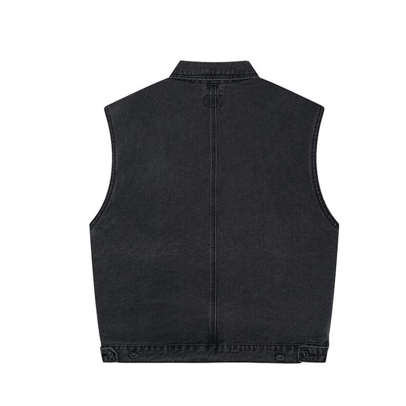 Man Jacket Vests Denim Coats Sleeveless Mens Cowboy Jackets Jeans With Budge Embroidery Designer Vest Outwears Street Wears M-2XL