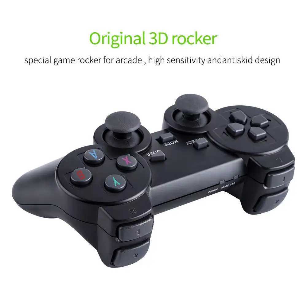 Video game console 64G with built-in 20000 retro handheld game consoles wireless controllers childrens game players Christmas gifts Y241115