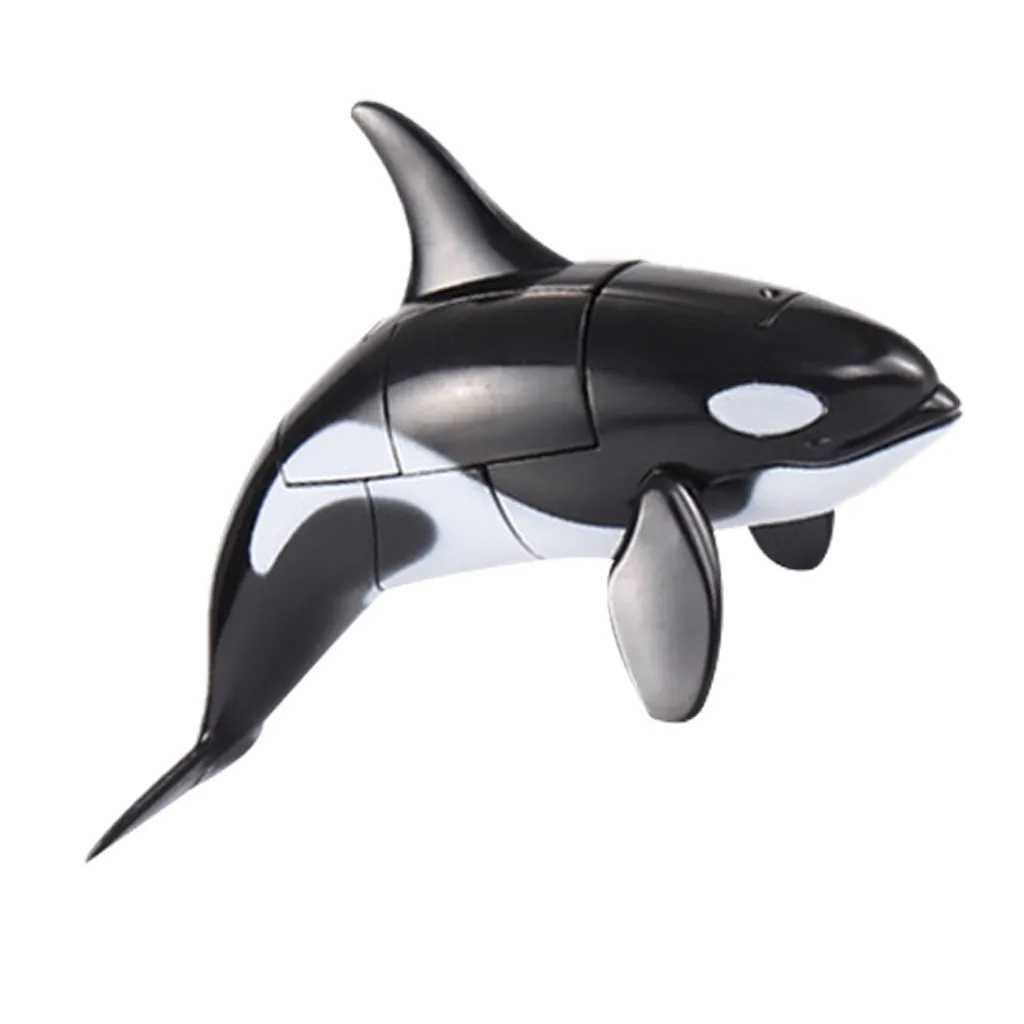 Childrens toy transformer robot electronic intelligent pet intelligent shark ocean animation digital gift X2411151