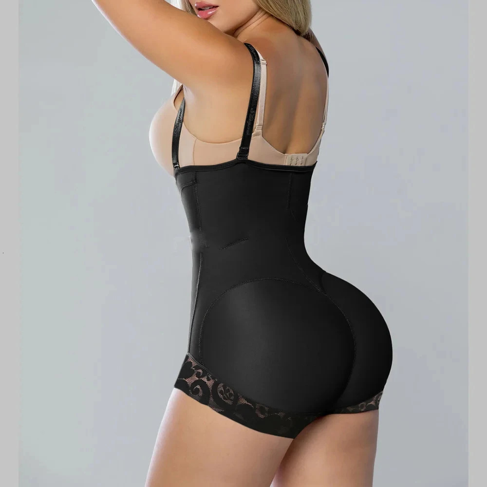 Fajas Tummy Control Compression Shapewear Women Corrective Girdle Post Liposuction BBL Slimming Waist Belt Butt- Shaper 241115