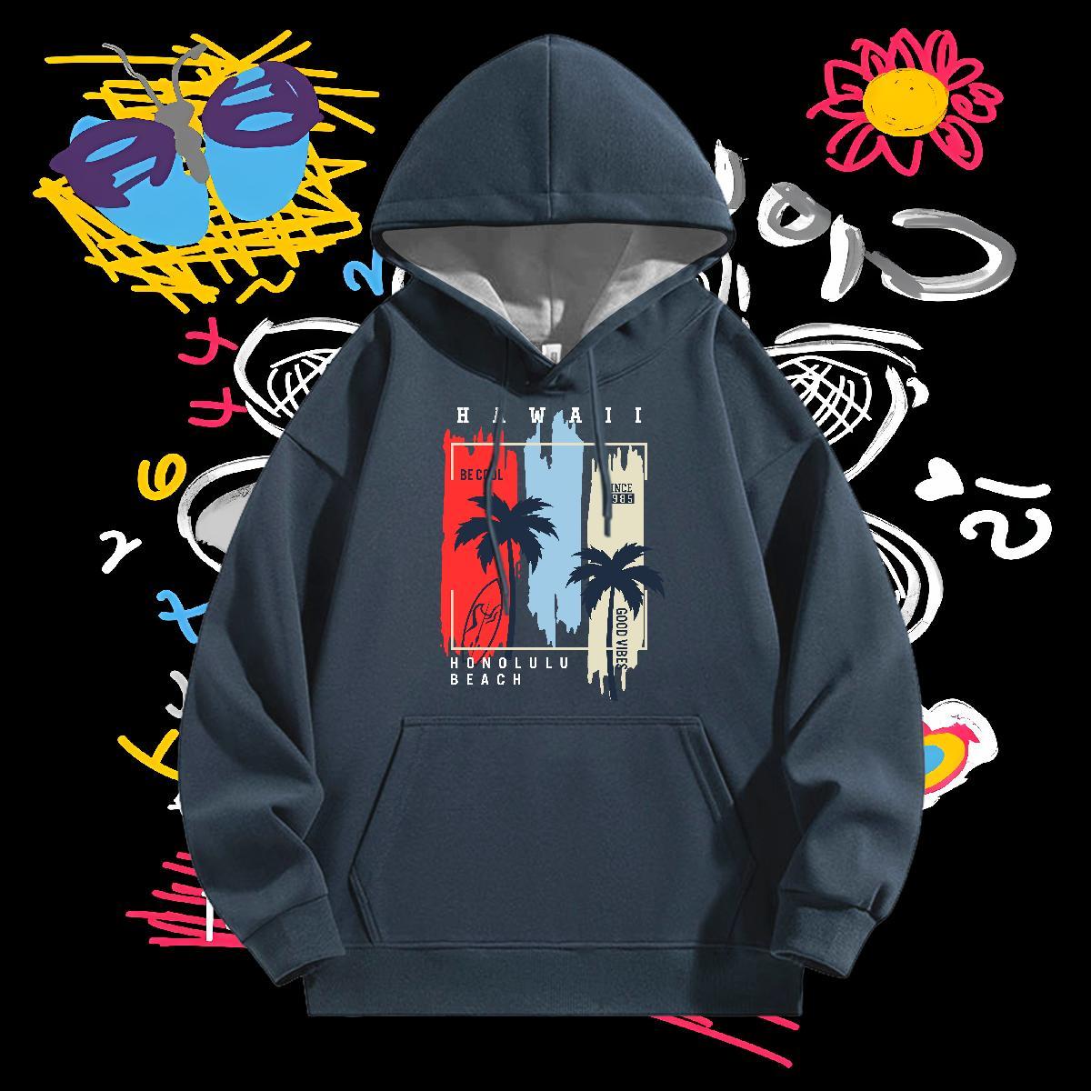 2024 Women's Hoodie Casual Beach Soft Lady Clothes Hoodie Black Oversized Tech Fleece Top Pullover Hoodie Breathable Soft