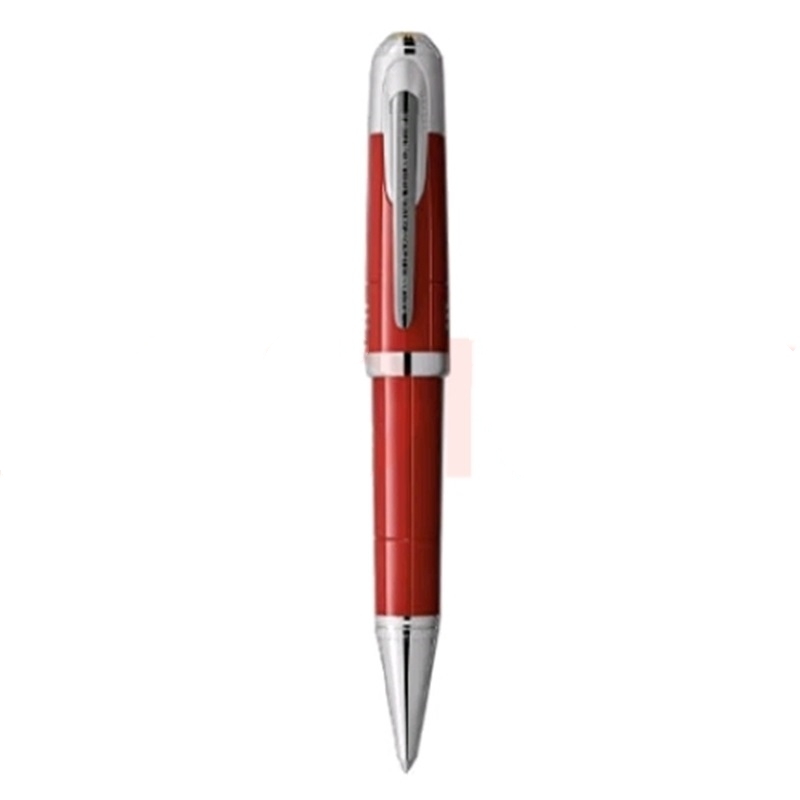 wholesale Special Collection Monte Enzo Feri Famous Figure Fountain Pen HollowCarved Top Office Writing Rollerball Pen Ballpoint Pens With Serial Numb