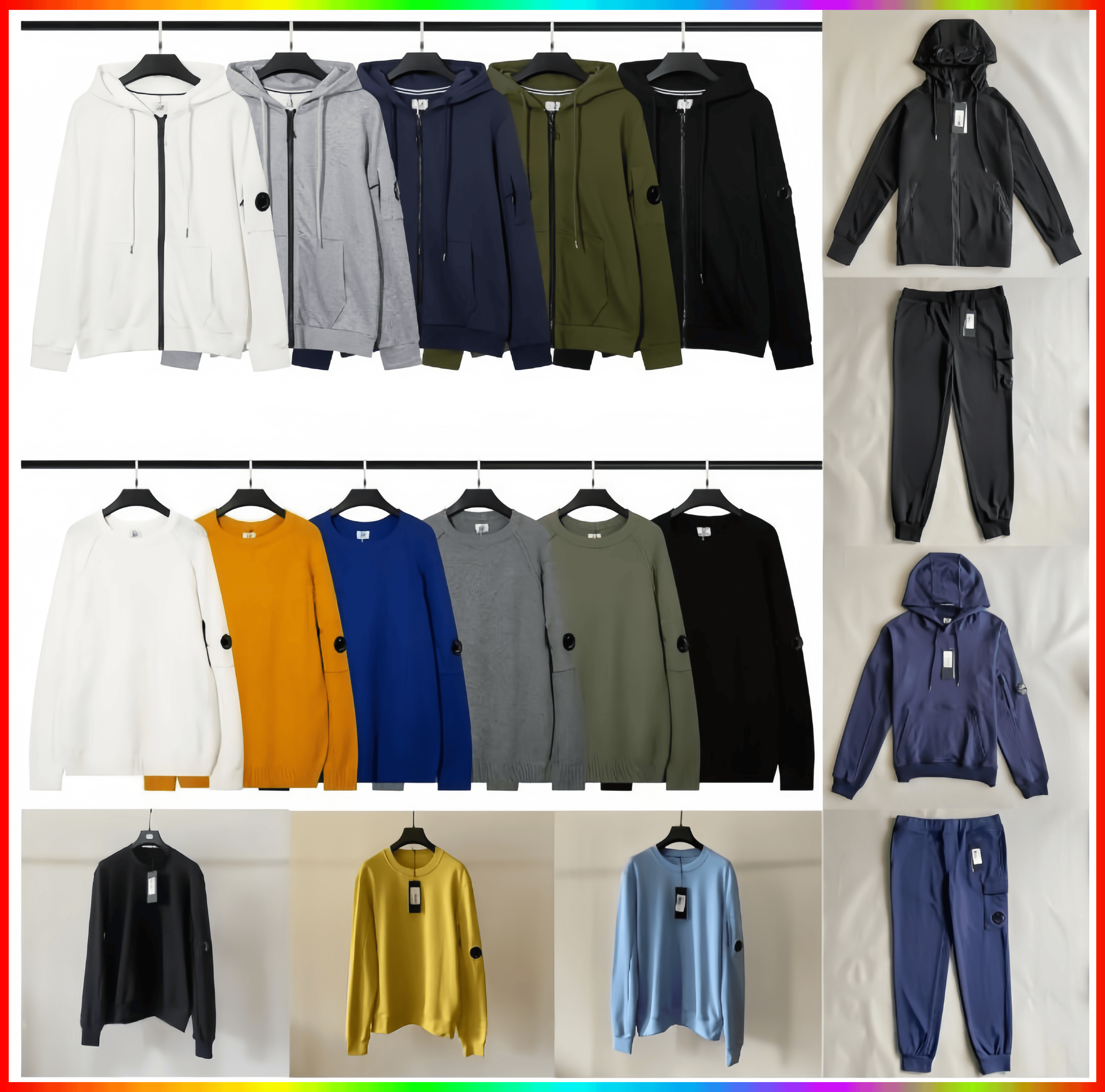 Men's Tracksuits Mens Hoodies Sweatshirts Hooded women Jkets Windproof Storm Cardigan Overt Fashion Goggle Hood Jket Hoodie Zip Fleece Lined t Men Jkets J250120