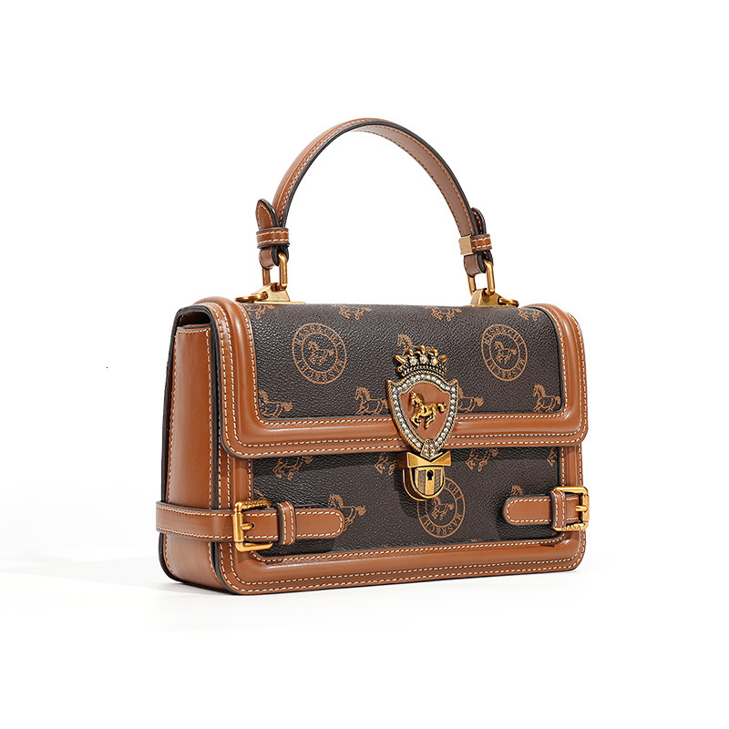 2025S designer bag Women New High end Small Square Handheld Fashion Versatile Single Shoulder Crossbody Bag Free Shipping