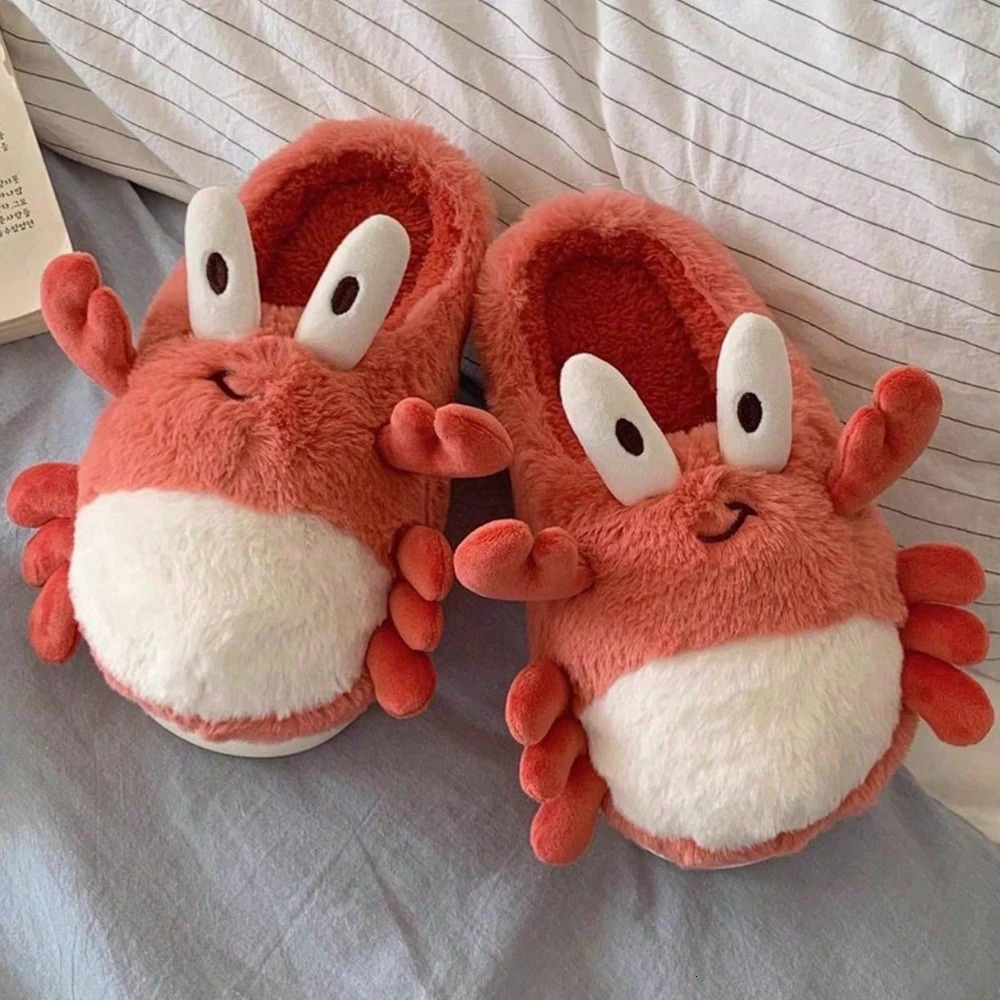 Cute Bear Single Band Winter Women Slipper Soft Heel Platform Fur Warm Indoor Comfortable Home Fluffy Home Slippers 241115