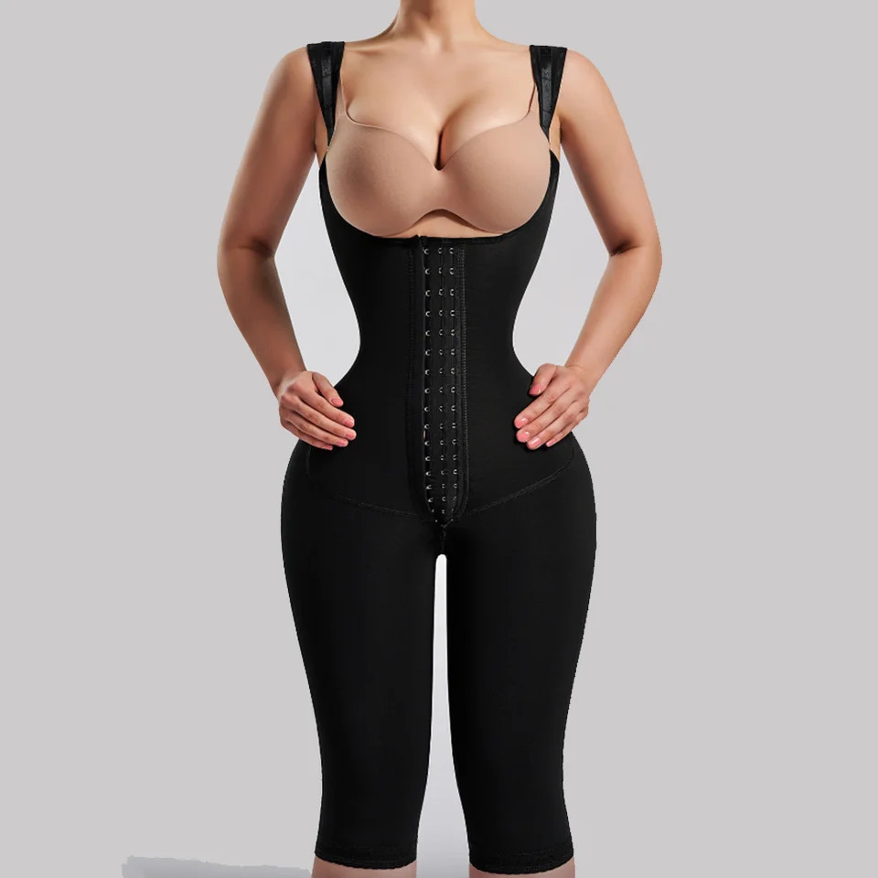 Womens Double High Compression Underwear High-back Hourglass Girdle Waist Trainer Post-operative Shaper Fajas Colombianas 241115