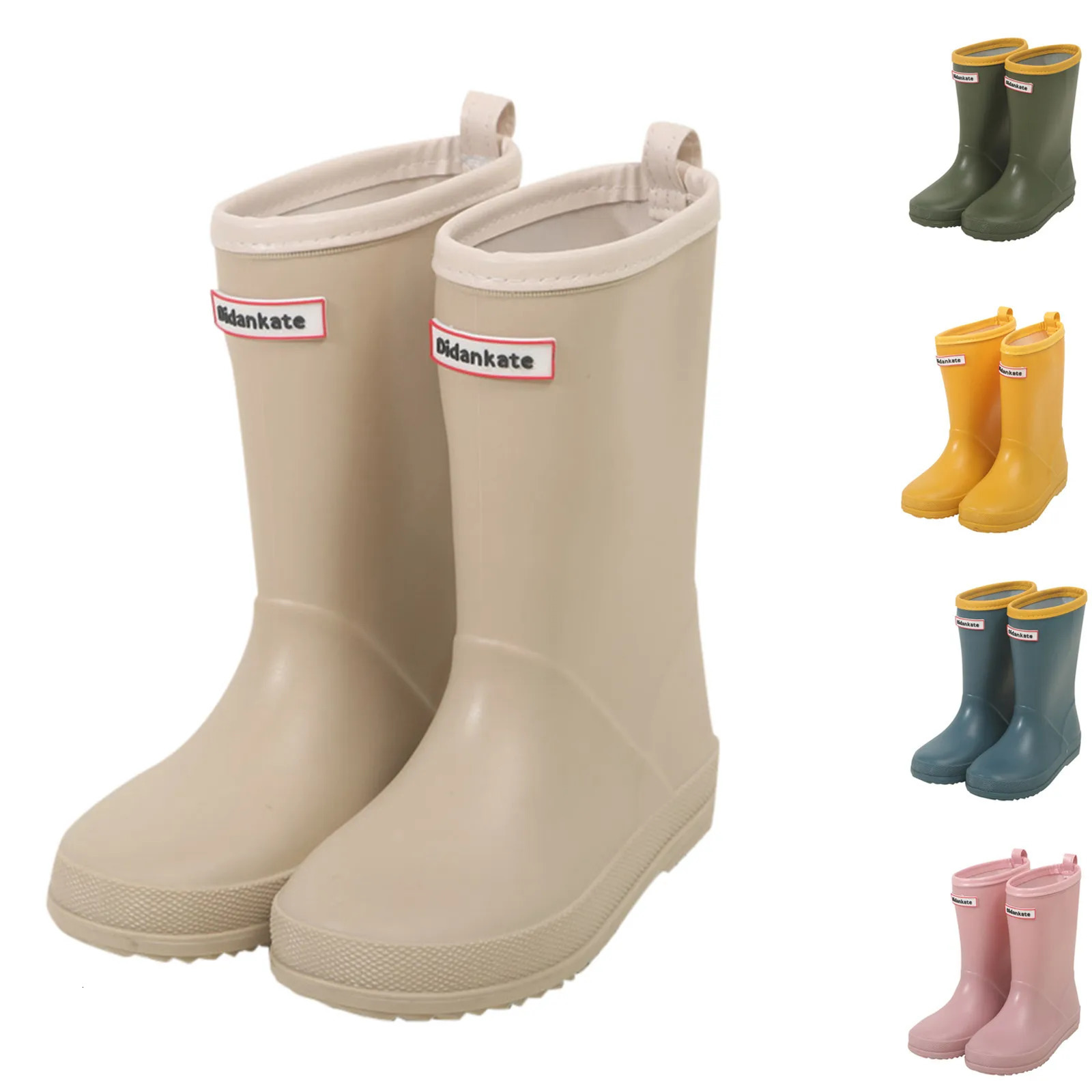 Girls Boys Non Slip Kids Rain Boots Child Shoes Unisex Children Boots Kids Boots Size 12 Girls botas de lluvia para 241115