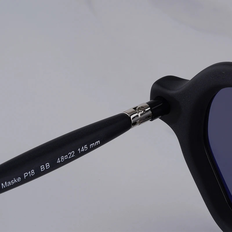 Y2K Style Maske P18 Round Acetate Handmade Sunglasses For Men Women Personalized High Quality er Eyeglasses UV400 241116