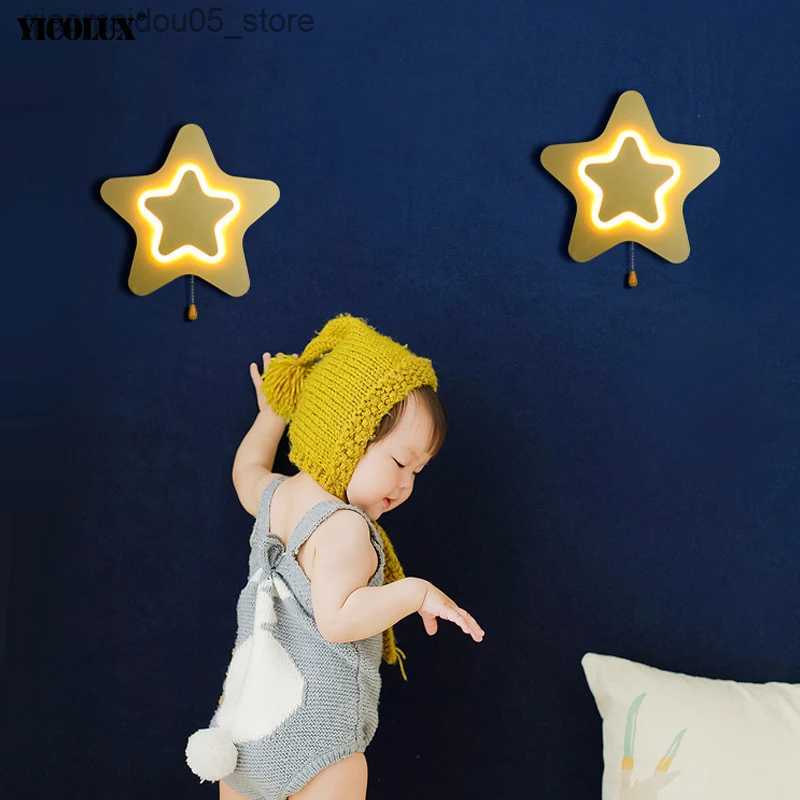 Lamps Shades Special new and modern LED wall lights for learning living childrens rooms baby bedrooms corridors indoor lighting Q240416