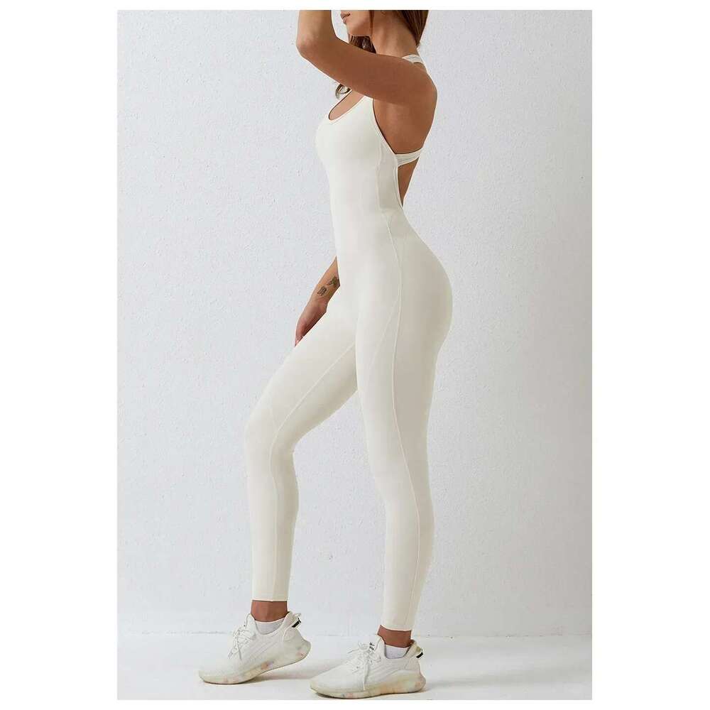 Stretch Bodysuit Gym Clothes Seamless Push Up Sportswear Jumpsuit Sweat Suit Womens Fiess Workout Set Dance Belly