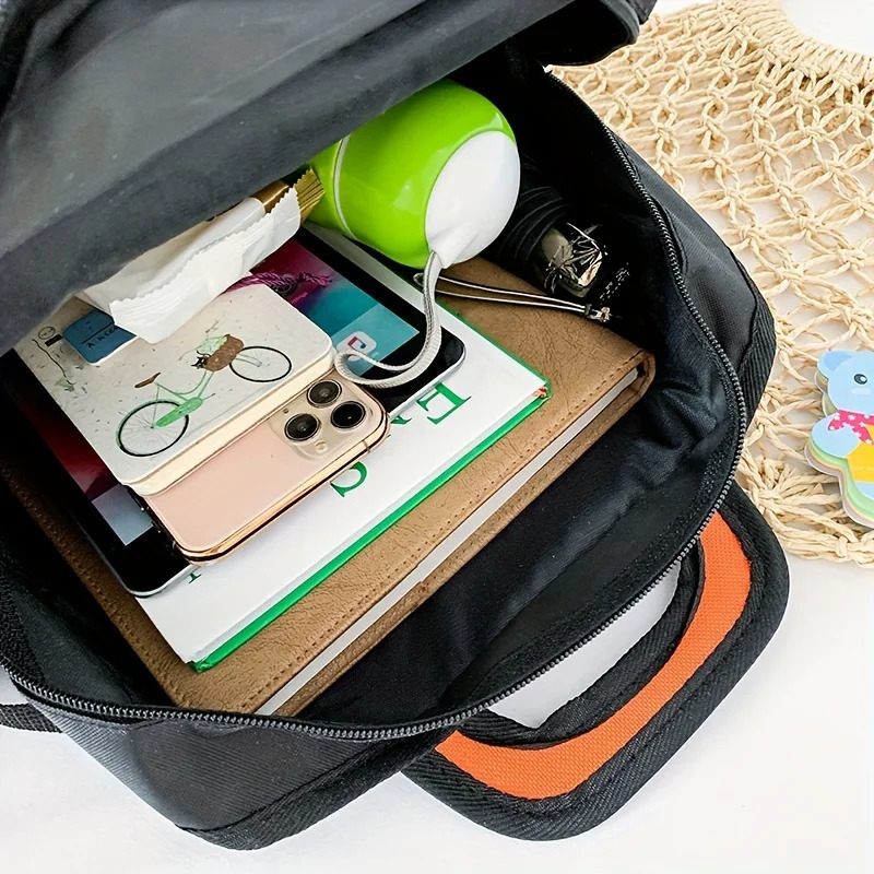 Anime Manga 2D Backpack with 3D Stereoscopic Design Large Capacity Dual Shoulder Bag for Cosplay and Otaku Fans 241115