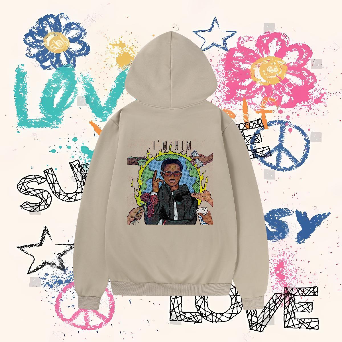 Fashion New Hoodie for Men Long Sleeve Soft Cool Design Men Clothes Hoodie DIY Tops Hoodie Y2K Warm Fleece