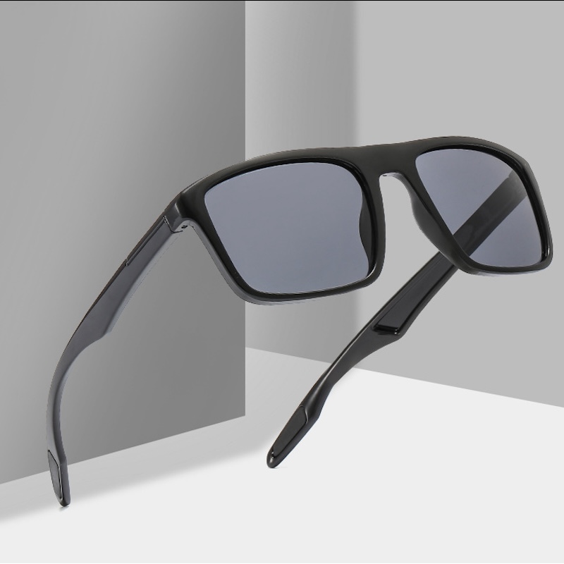 Oversized Square Sunglasses Polarized Men TR Super light Luxury Fashion Women Sports Sun Glasses Driving for Fishing Cycling Riding Cool Outdoor Sport