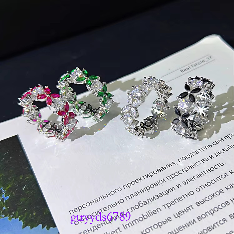 Bg Sterg Sier Jewelry Engagement Ring wer Cubic Zircon CZ Baugette Dia Tennis Rings
