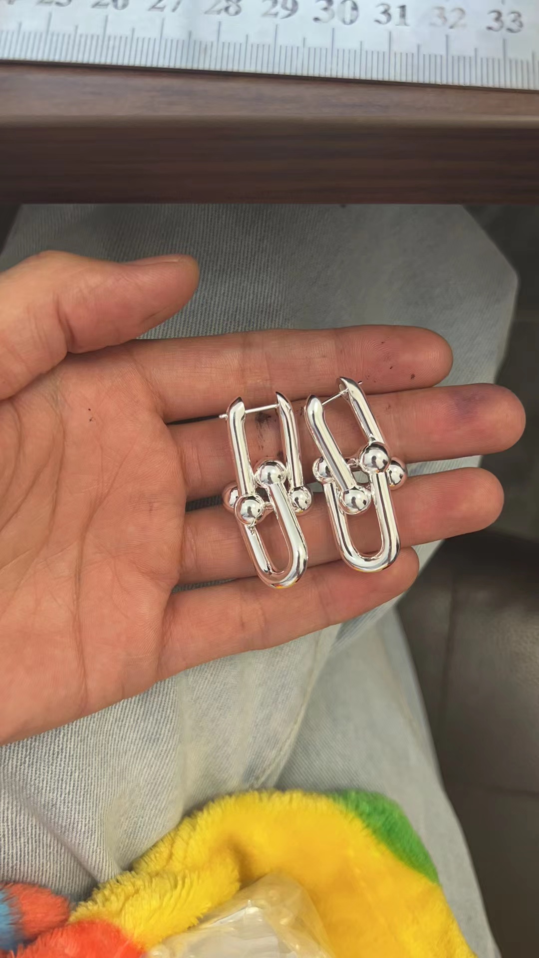 Sier Gold Earrings Dangle Chandelier Chain link Dia Designer fine jewelry Top Quality Women Mens couple fashion Wedding Party girlfriend custom sale