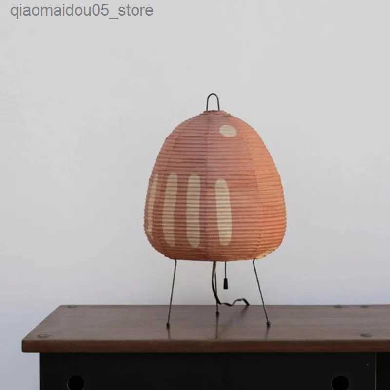 Lamps Shades Noguchi Yong Lantern Bedroom Tripod Rice Paper Light Akari Noguchi Yong Lantern Bedroom Decoration Akari Light Q240416