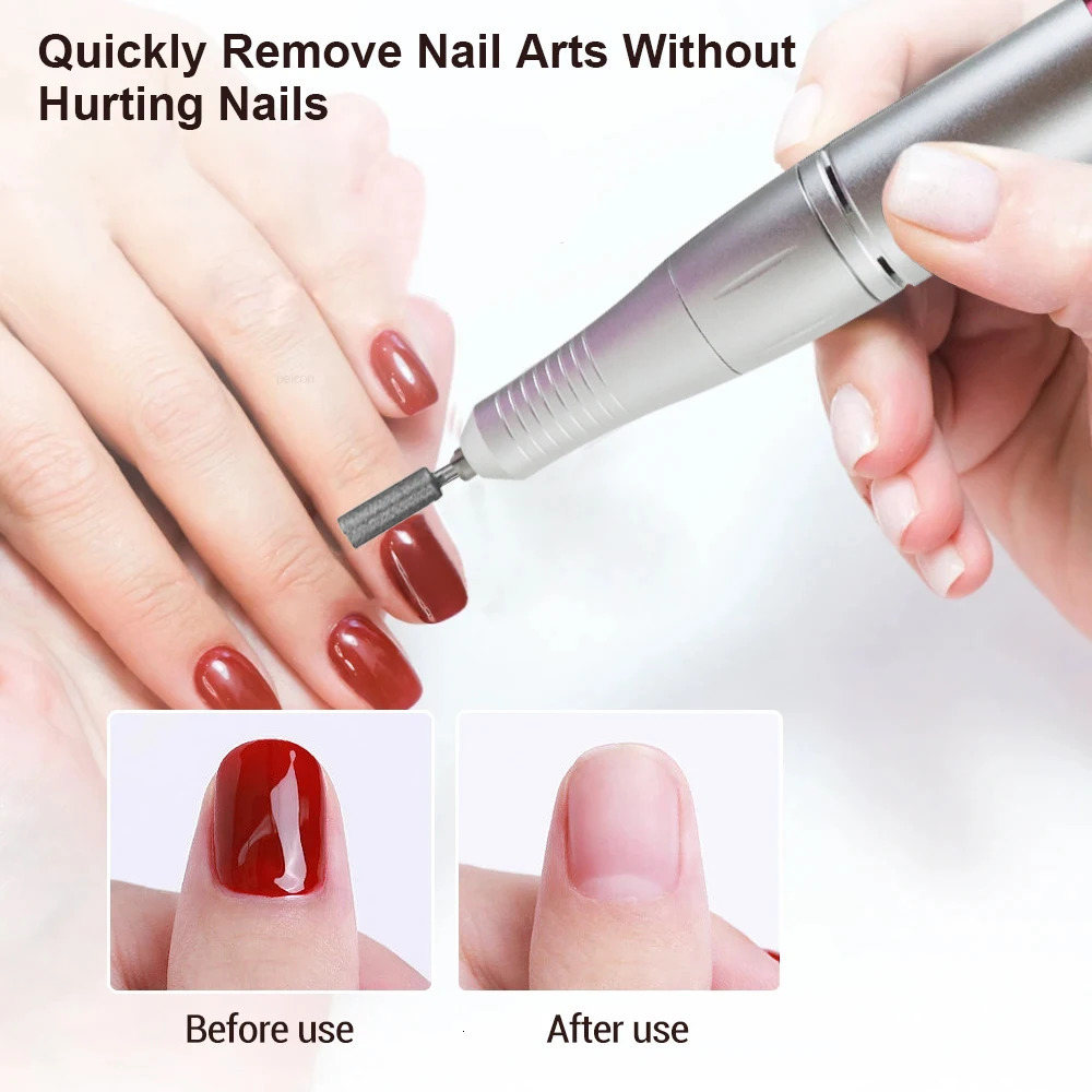 Nail Drill Machine 45000RPM Electric Drill for Nails Electric Nail Drill Polisher Professional Nail Lathe Manicure File Machine 241115