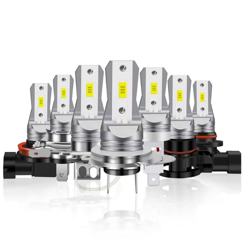 Lampes antibrouillard x3 80 W H8 H7 H11 H4 9005 9006 LED LED LED LAMPE MOTOCYLEMENT