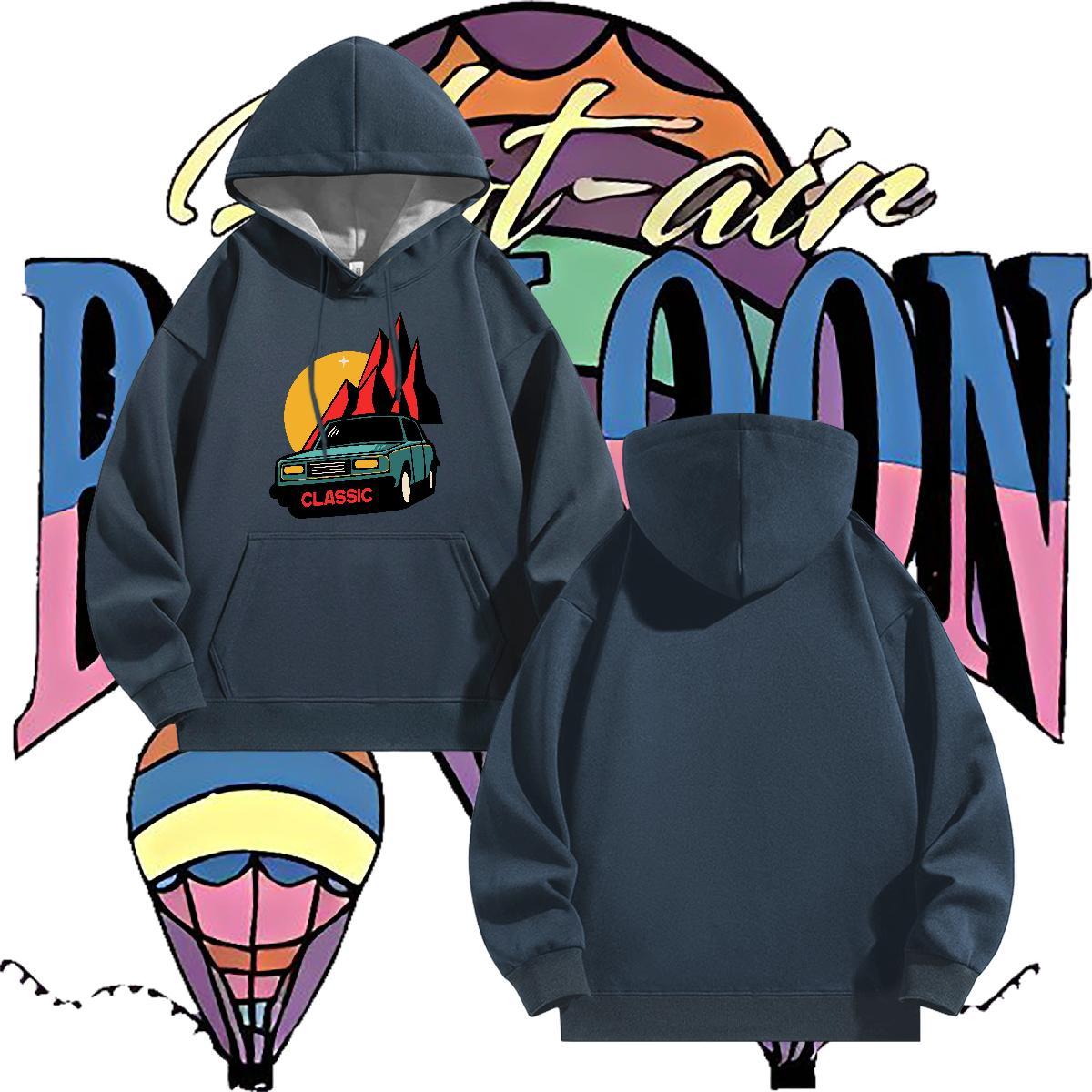 Stylist Man Hoodie Autumn Winter Casual Brand Men Hoodie Hooded Collar Long Sleeve Custom Print Oversized Pullover Hoodie 350g Cotton