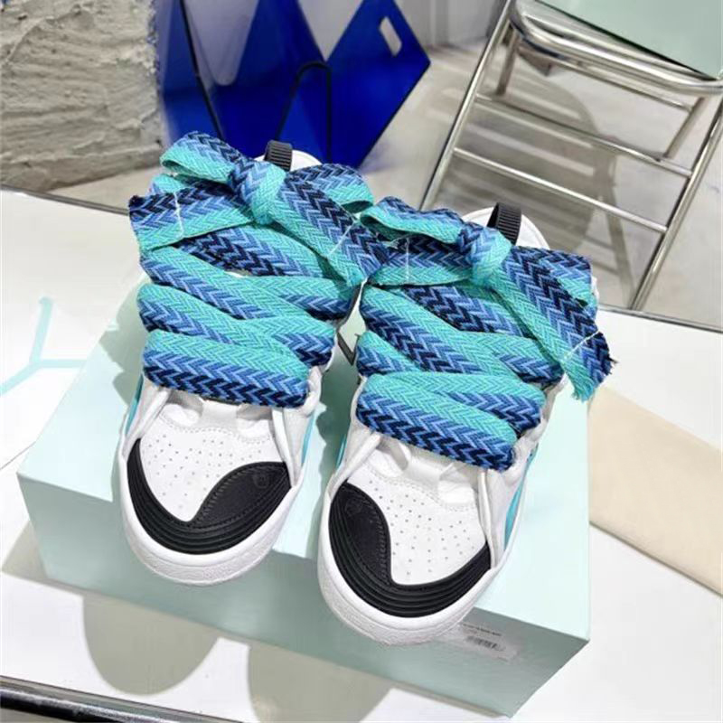 Designer Curb Sneakers For Men Women Dress Shoes Paris Luxury Casual Platform Sneaker Black White Graffiti Grey Blue Pink Red Yellow Outdoor Mens Trainers Size 35-47