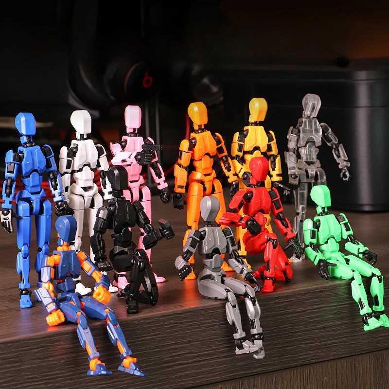 Decompression Toy Multi-Jointed Movable Shapeshift Robot 2.0 3D Printed Mannequin Dummy 13 Action Figures Toys Kids Adults Parent-children GamesL2404