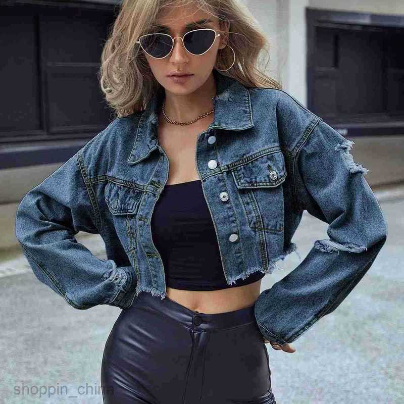 Jackets Coats for Women Coat women's casual versatile short fashion denim jacket
