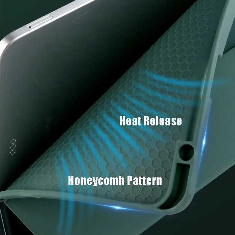 High Quality Suitable for iPad Pro 11 12.9 2021 iPad Air 11 13 2024 Air 4 5 20 Cases 10 10.9-inch pencil holder cover magnet Funda Coque Capa O241115