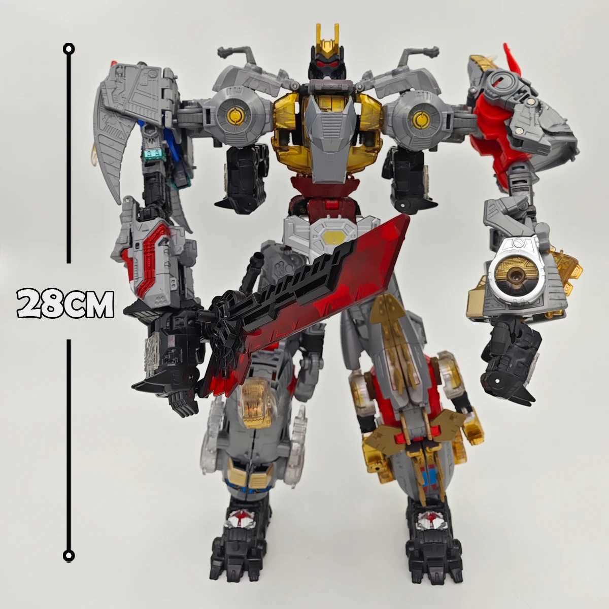 5IN1 BPF ABS model conversion G1 robot toy dinosaur volcano hemlock Flat noodles mud Swoop Flat noodles dinosaur robot action diagram X241115