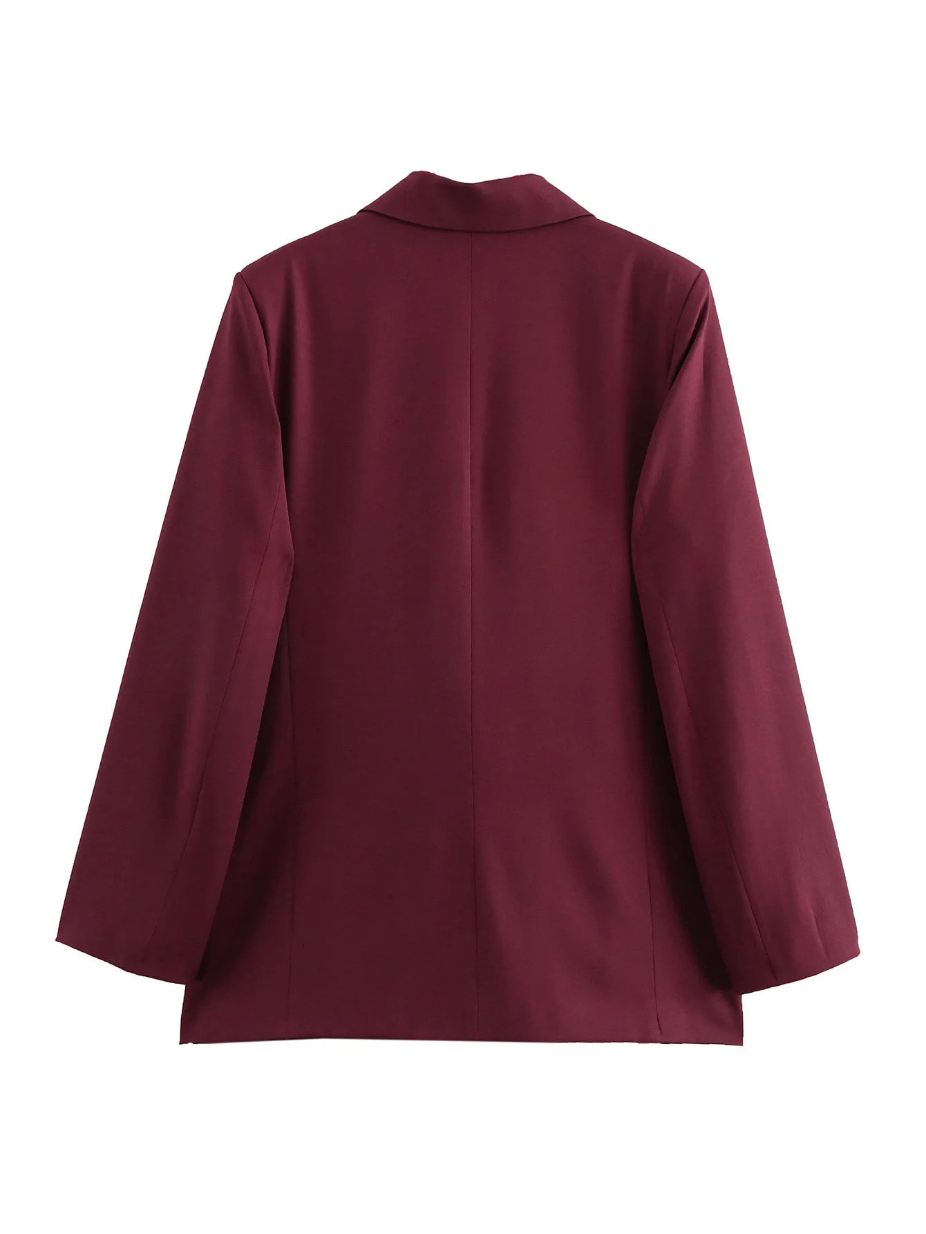 HomeProductsWomens Winter FashionBroad Blazer Womens Elegant Collar Double Chest High Neck Sports Jacket 241115