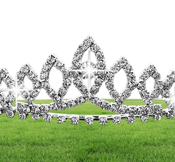 Girls Crowns With Rhinestones Wedding Jewelry Bridal Headpieces Birthday Party Performance Pageant Crystal Tiaras Wedding Accessor