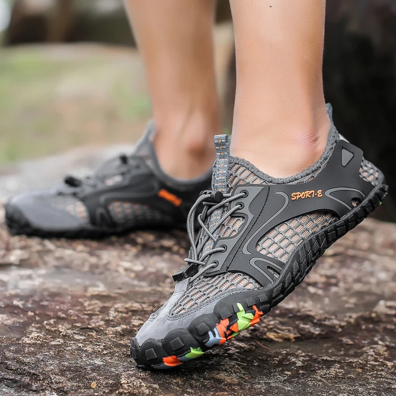Big Size 47 Aqua Shoes Men Outdoor Quick Dry Water Nonslip Fitness Barefoot Beach Sneakers In Trekking Upstream 240402