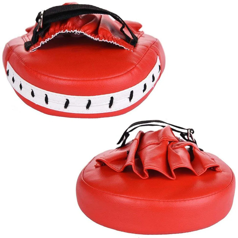 Black Red Boxing Gloves Mitts Pads for Muay Thai Kick Boxer MMA Training PU foam Karate boxer target Pad 241116