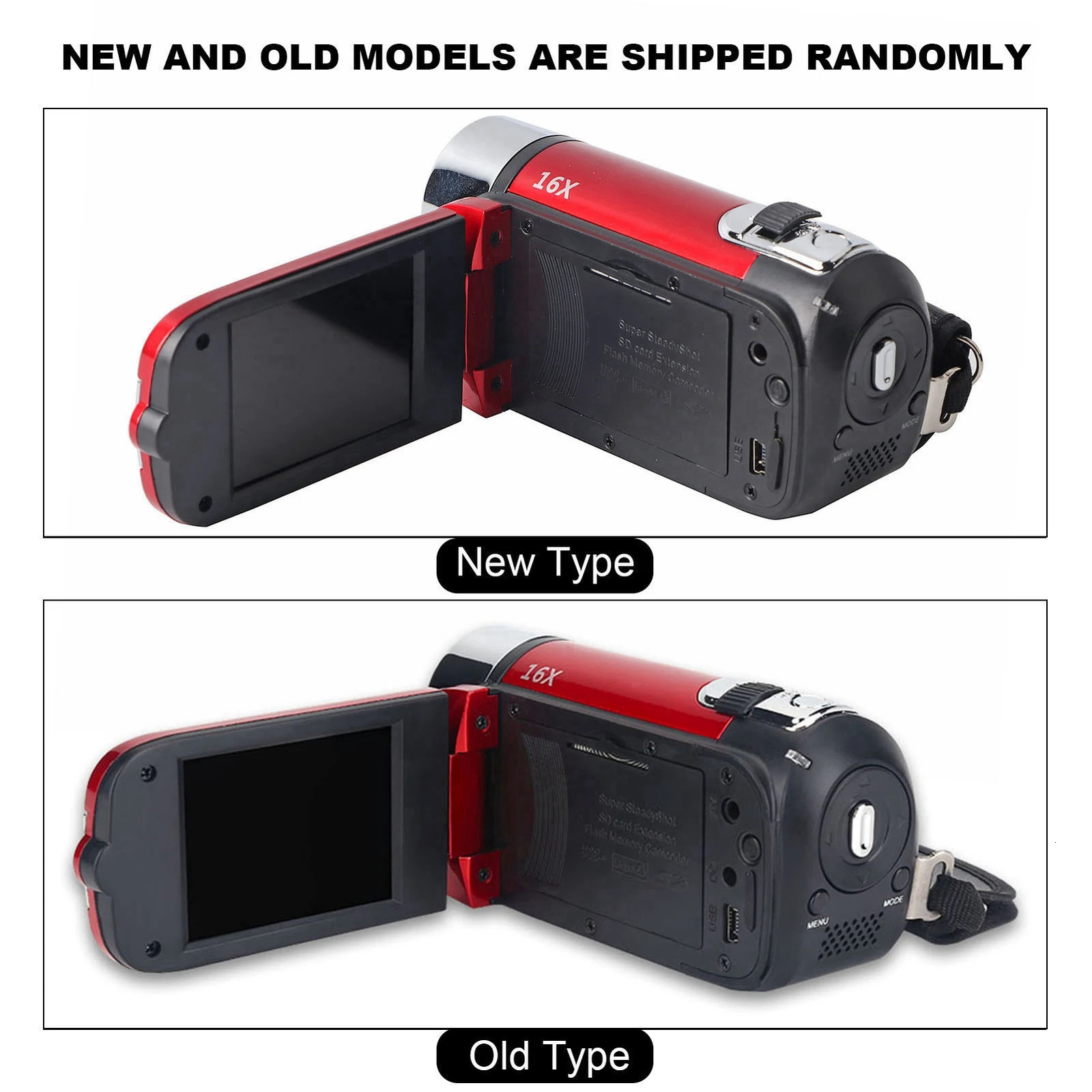 Full HD Rotation 16X High Definition Digital Camcorder Video DV Camera 241113