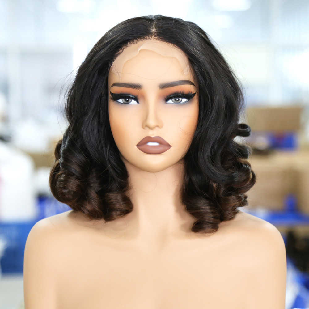 Raw Vietnamese Human Hair Bouncy Body Wave Lace Front Wigs Human Hair Wholesale Glueless HD Lace Frontal Wigs For Black Women