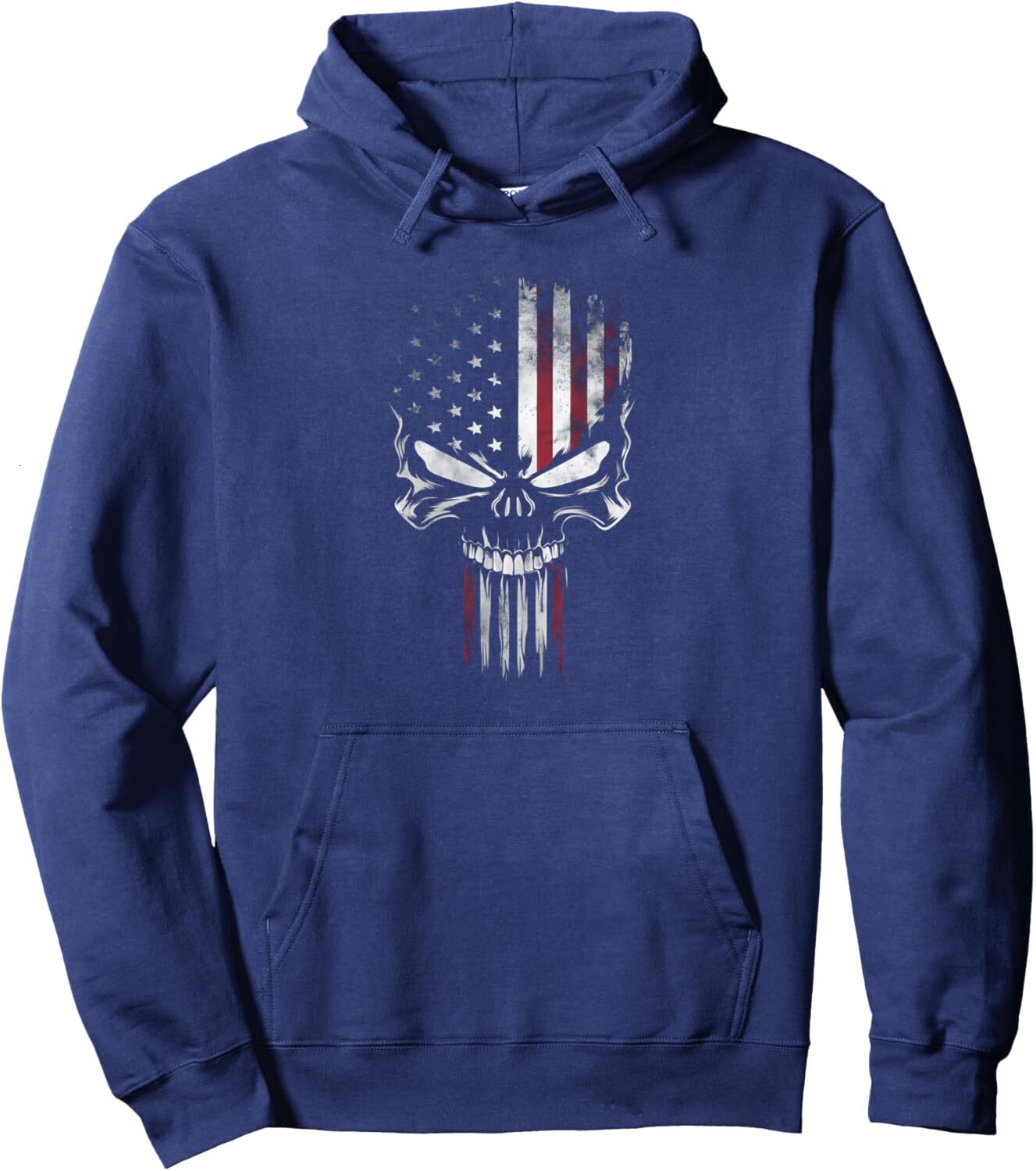 Hoodie for Mens Womens American Flag Skull USA Patriotic 4th Of July Gift Graphic Pullover Hoodie Graphic Hoodies sweatshirt