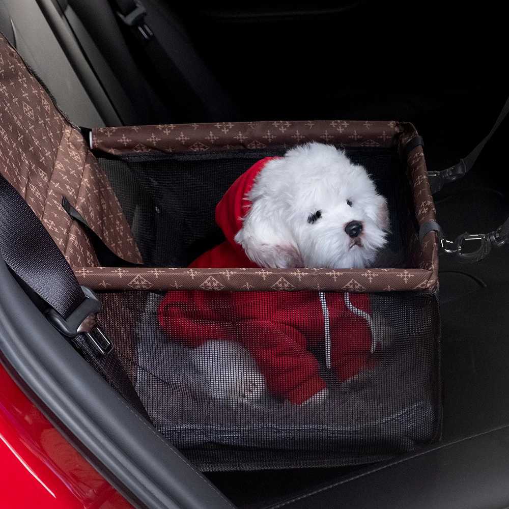 Dog Car Seat Covers Pet Dog Travel Car Box Seat Cover Pad Foldable Pet Carriers Bag Basket Carrying for Cats Dogs Transportin Carry House Waterproof z