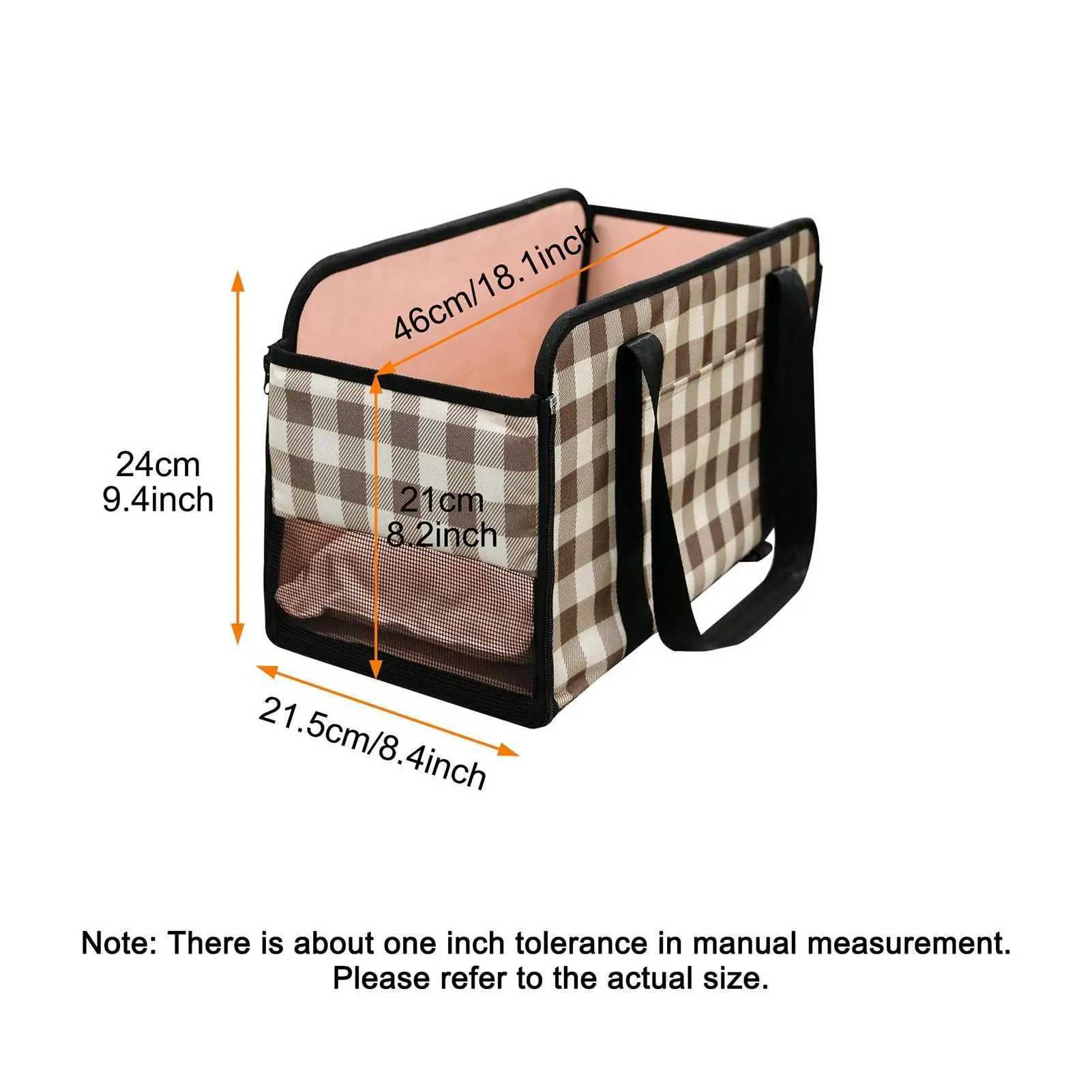 Dog Car Seat Covers Portable Cat Dog Travel Bed Car Safety Pet Seat Oxford Waterproof Fashion Transport Dog Carrier Bag for Small Do z241115