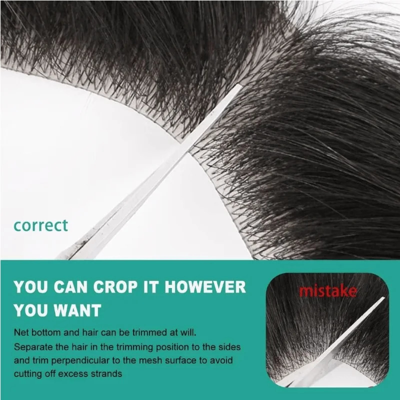 Natural Human Hair Realistic Front Hairline Thin skin Base Toupee Men V Style Front 6 Mens Forehead Hairline Male Replacement 241115