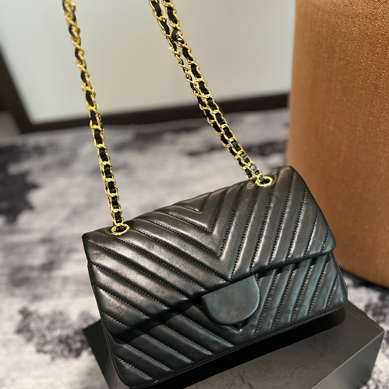 10A Plaid Designer Bags Ladies Shoulder Bags Chain Crossbody Flap Clutch Fashion Small Handbags Classic Gold Letter Purses