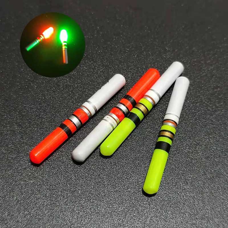 5 pieces/batch of fishing buoy light sticks green/red set suitable for CR322 battery LED luminous buoy night fishing gear accessories J489W241116