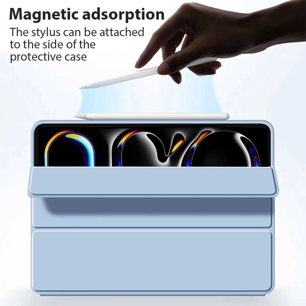 Hot Sale Suitable for iPad Case Pro 13 11 M4 M2 2024 12.9 12 9 10 10th Generation Air 5 4 3 2 1 Mini 6 8 7th 6th 5th 10.9 10.2 Funda Cover T241115