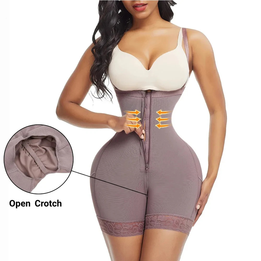Fajas Colombianas High Waist Trainer Body Shapewear Slimming Sheath Women Flat Belly Butt Lifter Shapers Panties Push Up Corset 241115