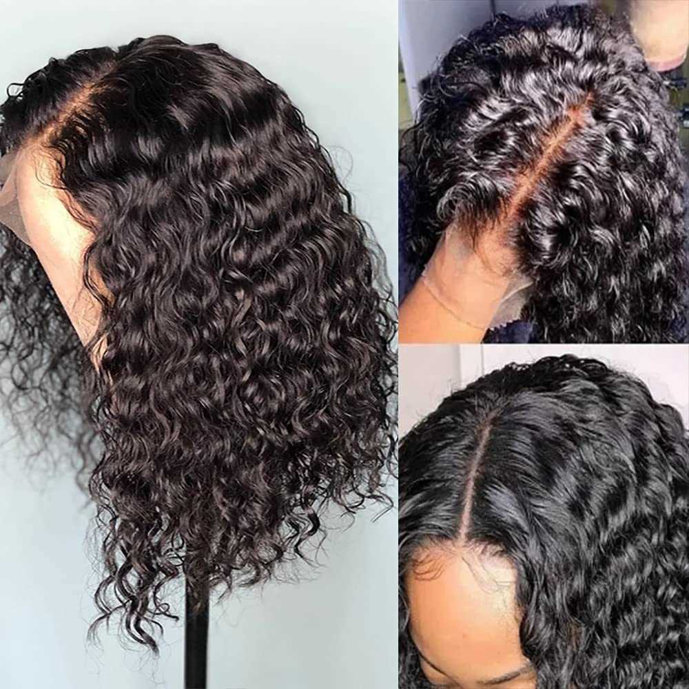 Fuxin Wholesale Short Curly Wig Raw Vietnamese Hair Unprocessed Bob Wigs Human Hair Lace Front Kinky Curly Hd Lace Frontal Wig