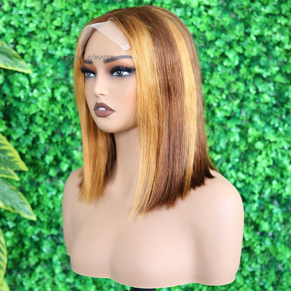 Biggest Promotion Vietnamese Human Hair Wigs Super Thickness Mixed Color European Bone Straight Hair Fontal Wigs Vietnam Factory