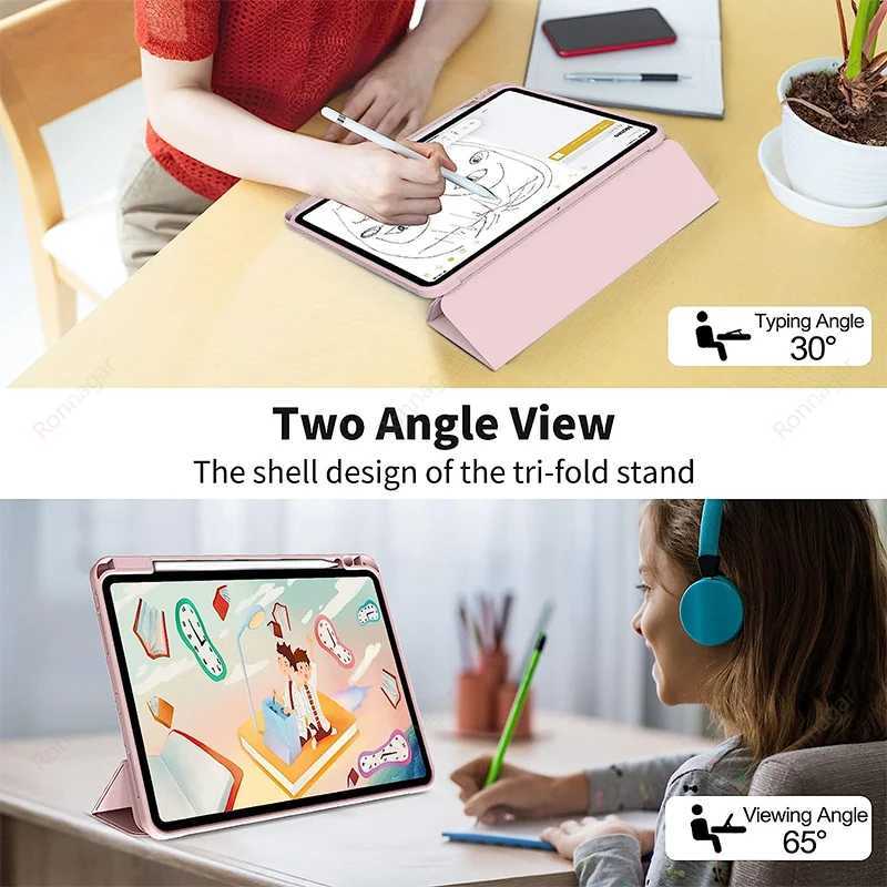 Hot Sale New iPad Pro 11 inch case 20 (4th generation)/2021 (3rd generation) with pencil holder iPad Pro 11 12.9 iPad 10th generation iPad Ai 5 10.9 i