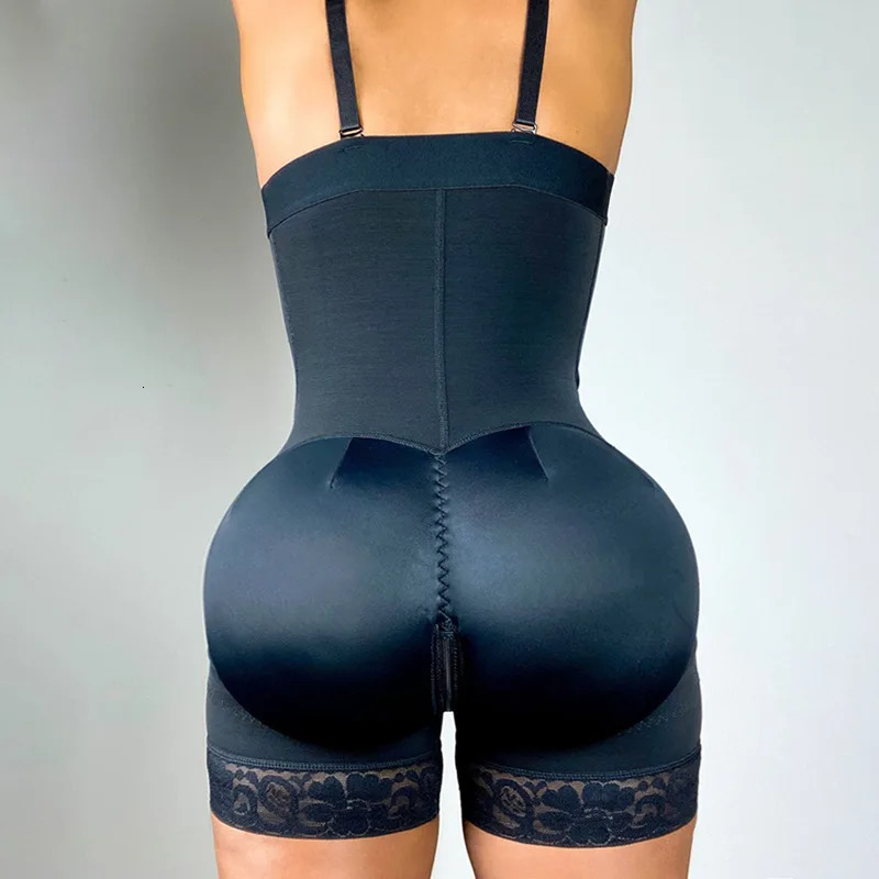Full Body Shaper Sexy Butt Lifter Bodysuits Underwear Fajas Colombiana Girdle Strap Shapewear Control Panties Slim Waist Trainer 241115
