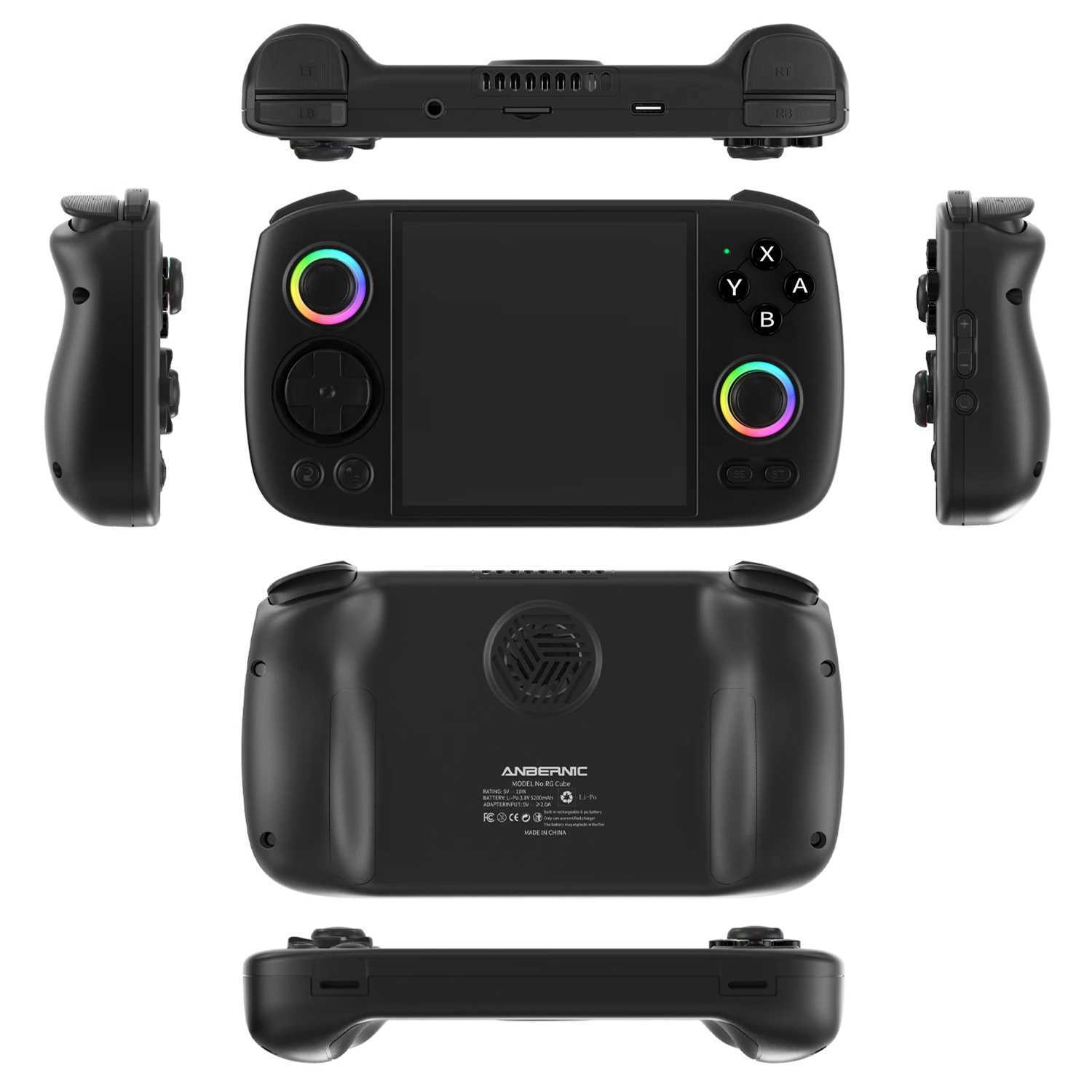 Portable Game Players ANBERNIC RG Cube Handheld Game Console 3.95 IPS Multi-touch Screen T820 Android 13 RGB Joystick 5200mAh Video Gaming Consoles Q2