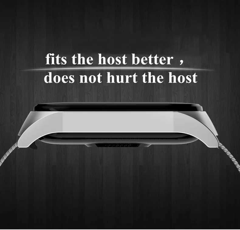 High Quality Mi Band 7 3 4 5 6 wristband metal bracelet stainless steel Mi Band 7 6 4 3 5 wristband O241115