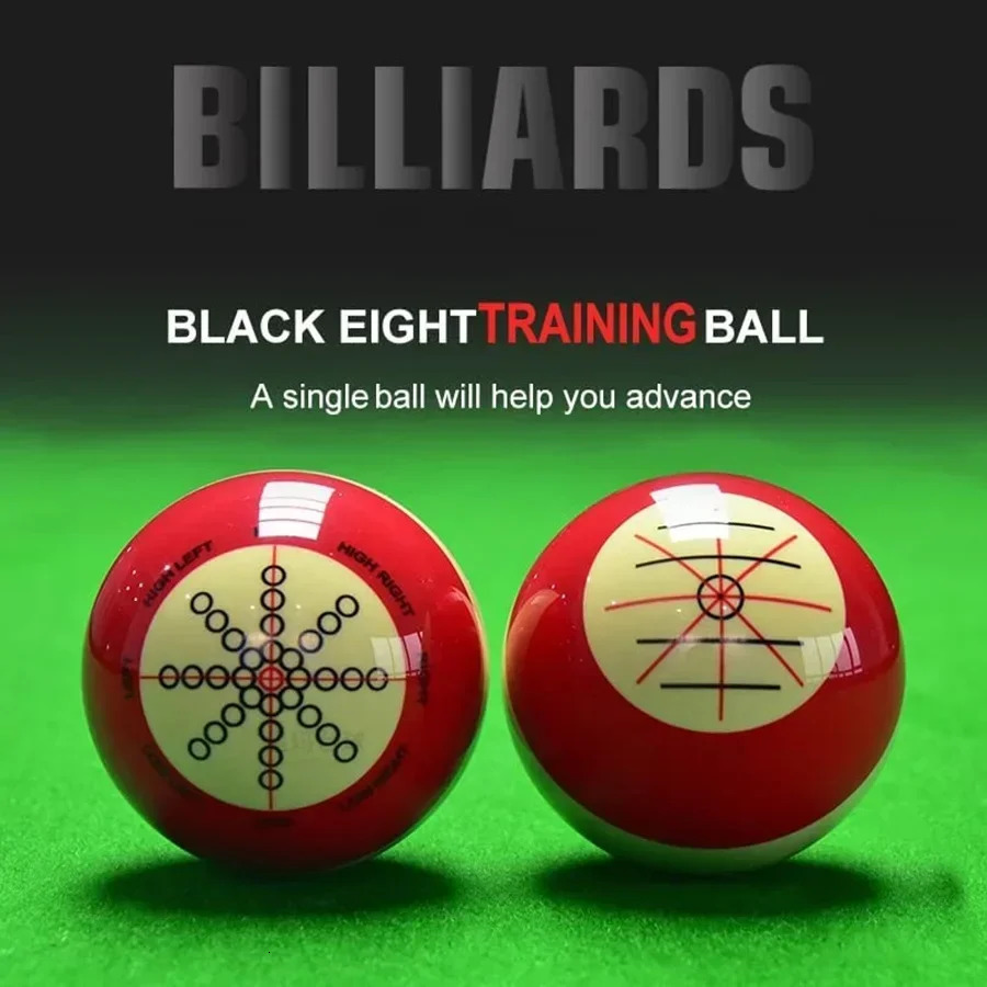 Training Billiard Cue Ball Snooker Practice Assist Accessory Balls with Standard Lines and Dots America Pool Eight 241115