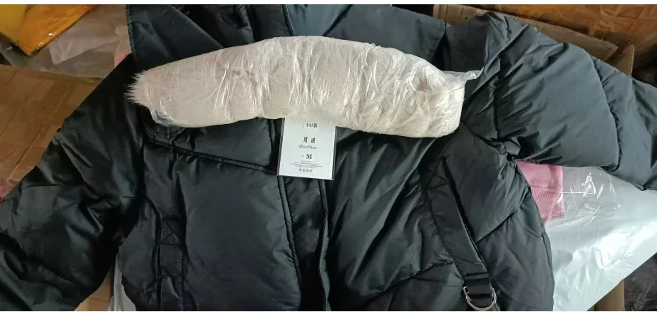 2024 Korean Fashion Fur Collar Winter Women White Jacket Ladies Vintage Short Warm Puffer Coat Female Parka Outerwear 241115